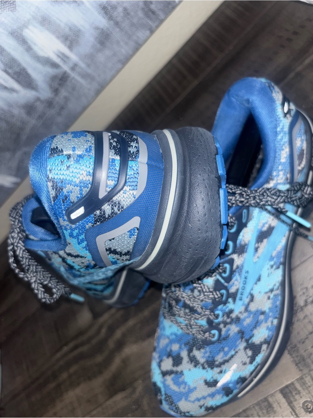 Brooks Ghost 15 Star/Eclipse/Grotto limited edition color pattern Womens SZ 8.5 - Picture 8 of 12
